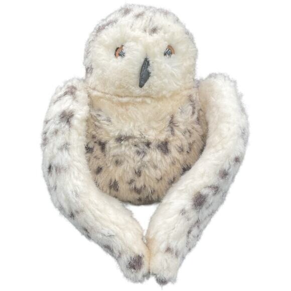 Folkmanis Snowy Owl Full Body Rotating Head Puppetry Plush - Picture 2 of 6
